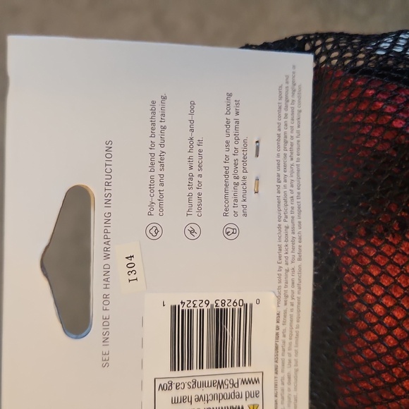 Everlast Core hand wraps 120 inches - Picture 4 of 4